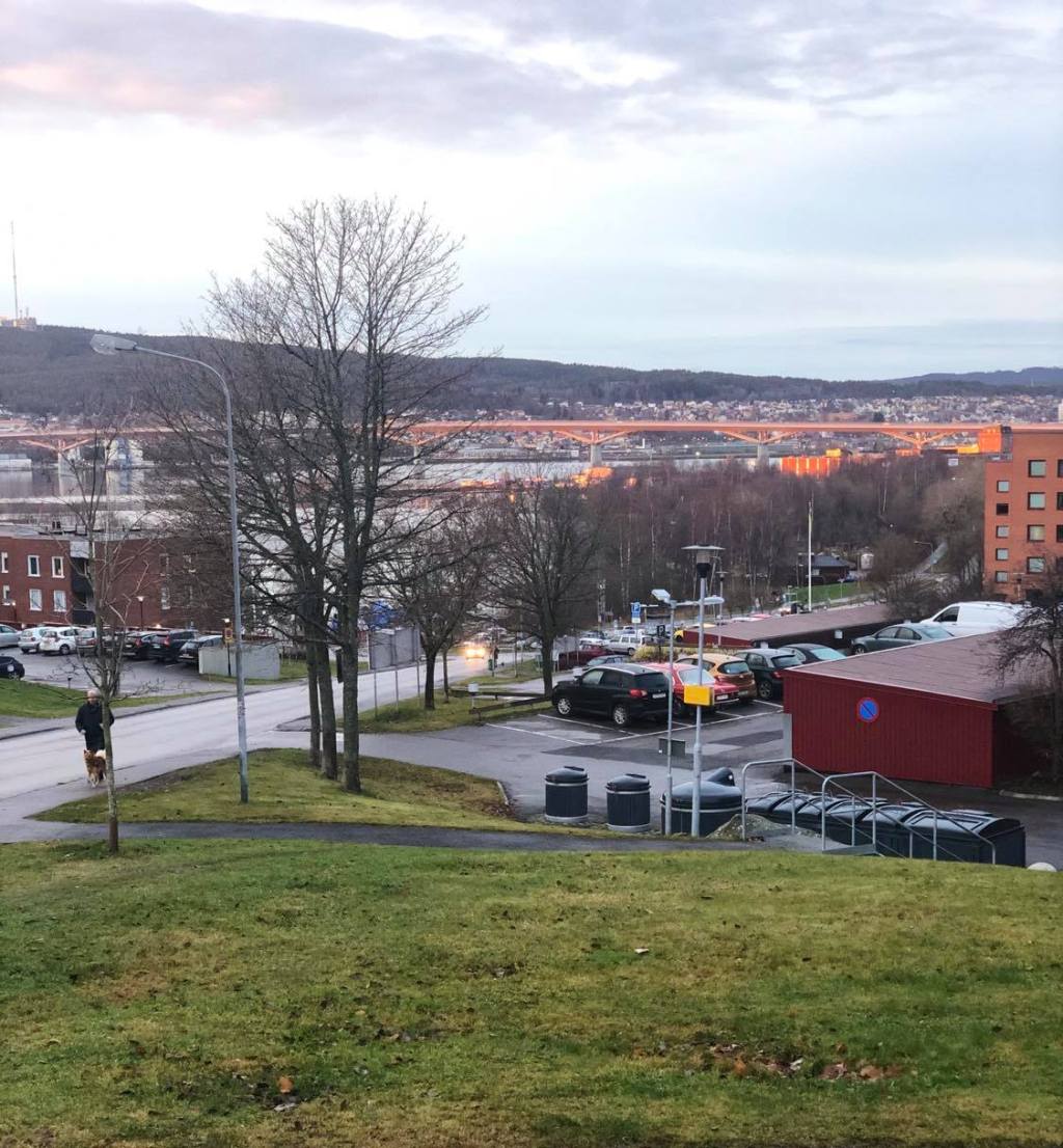 Sundsvalls bron när den är som&nbsp;vackrast