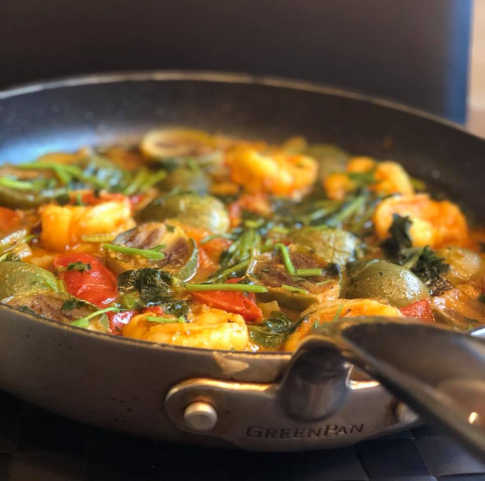 indisk mat – scampi&nbsp;bhuna